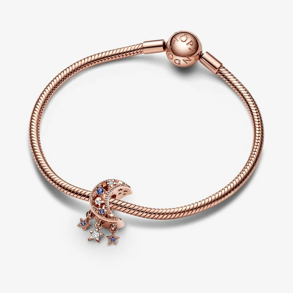 PANDORA : Star & Crescent Moon Charm - Image 3