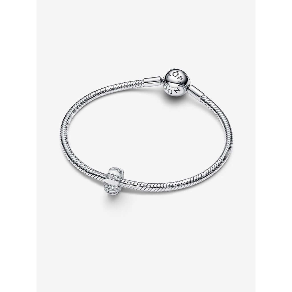 PANDORA : Stones & Enamel Clip Charm - Silver - Image 3