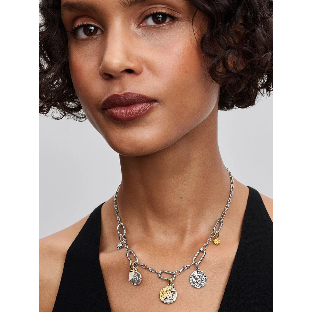 PANDORA : Sun and Moon Medallion Charm - Image 3