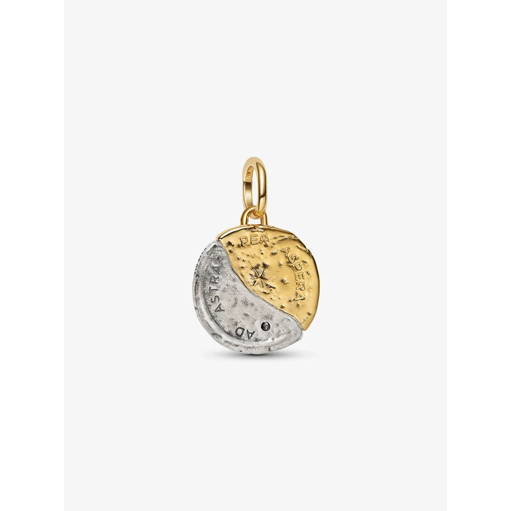 PANDORA : Sun and Moon Medallion Charm - Image 4