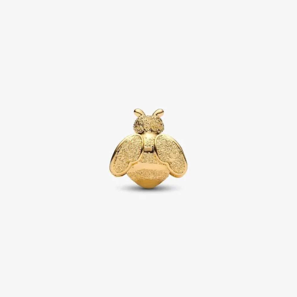 Pandora : Textured Bee Mini Charm - Image 2