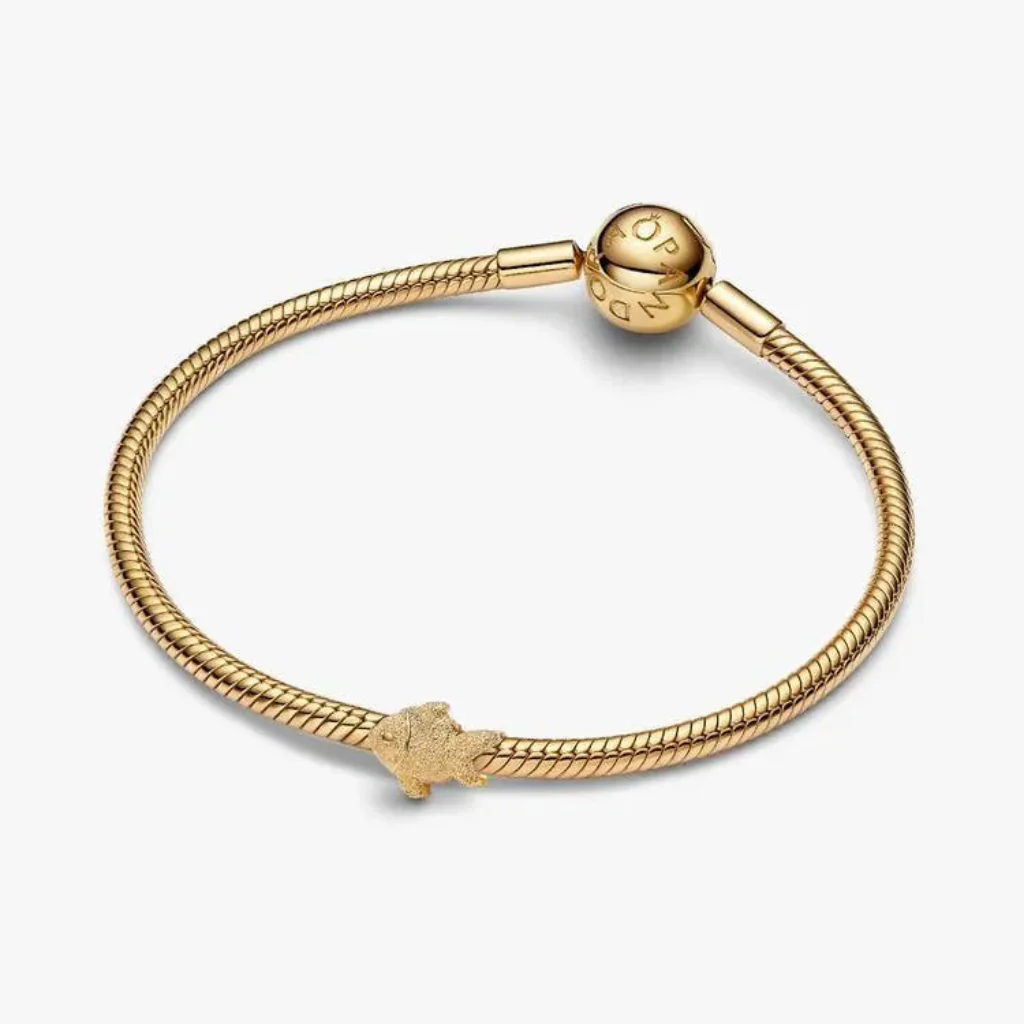 Pandora : Textured Fish Mini Charm - Image 2