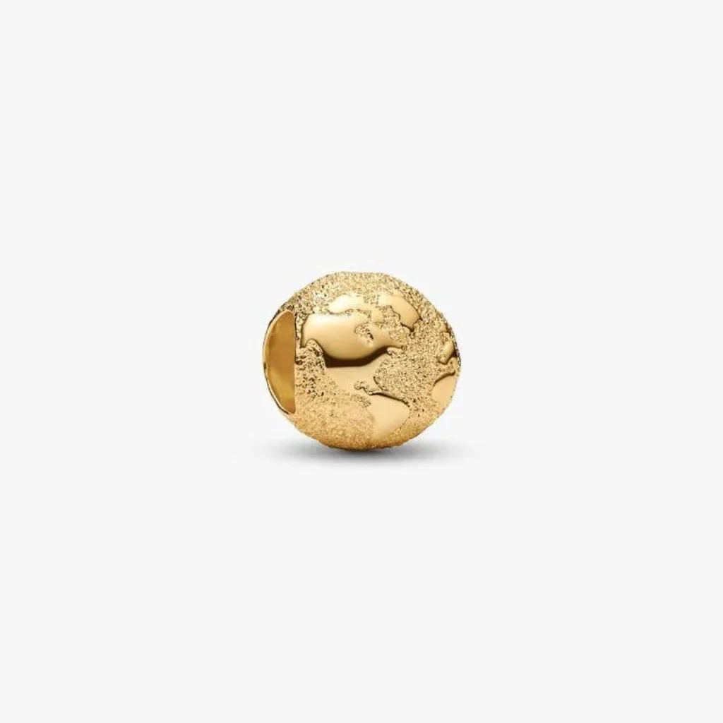 Pandora : Textured Globe Mini Charm