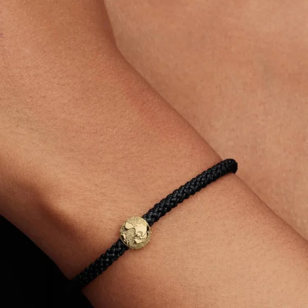 Pandora : Textured Globe Mini Charm - Image 3