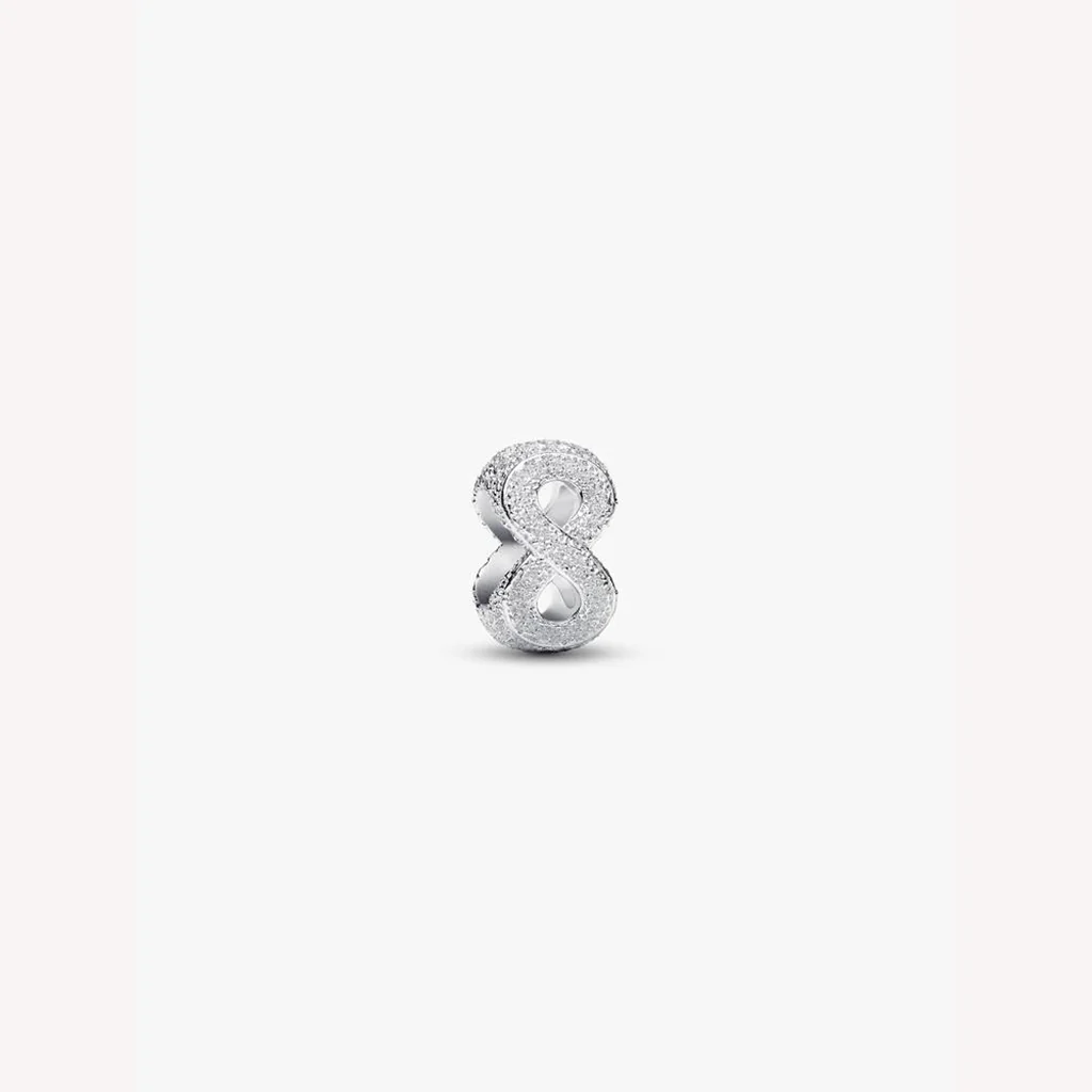 Pandora : Textured Infinity Symbol Mini Charm