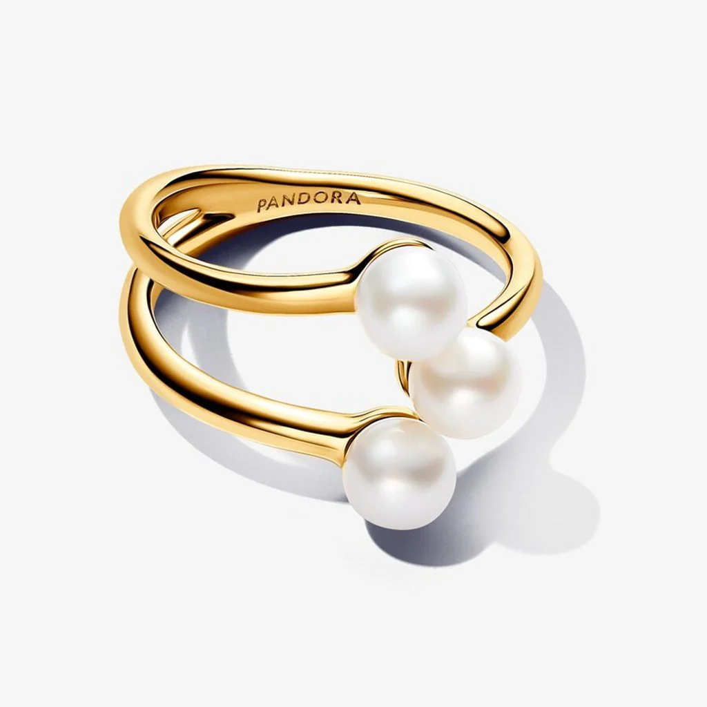 PANDORA : Treated Freshwater Cultured Pearl Open Ring