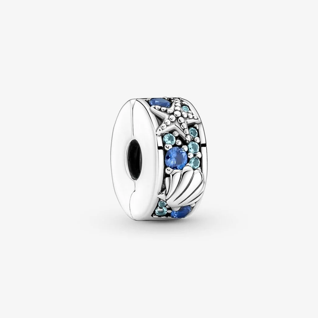 PANDORA : Tropical Starfish & Shell Clip Charm