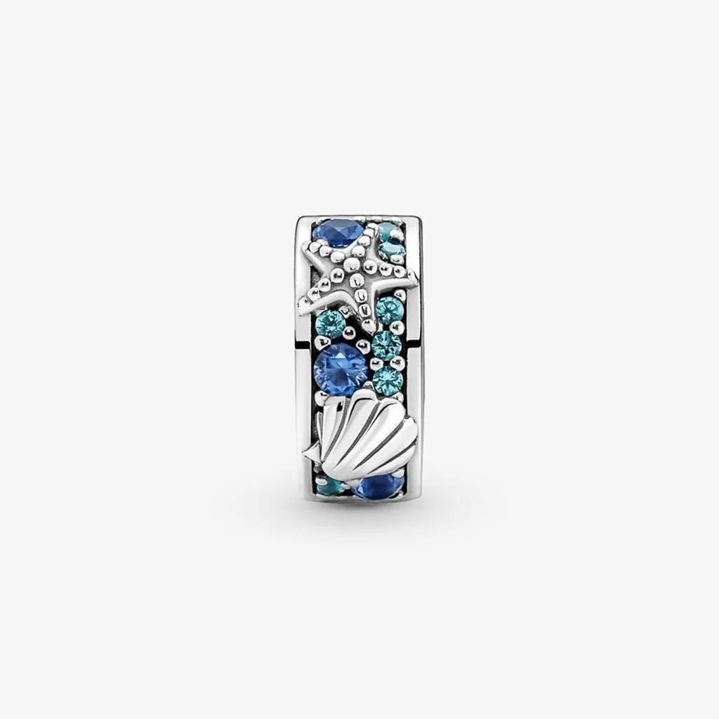 PANDORA : Tropical Starfish & Shell Clip Charm - Image 2