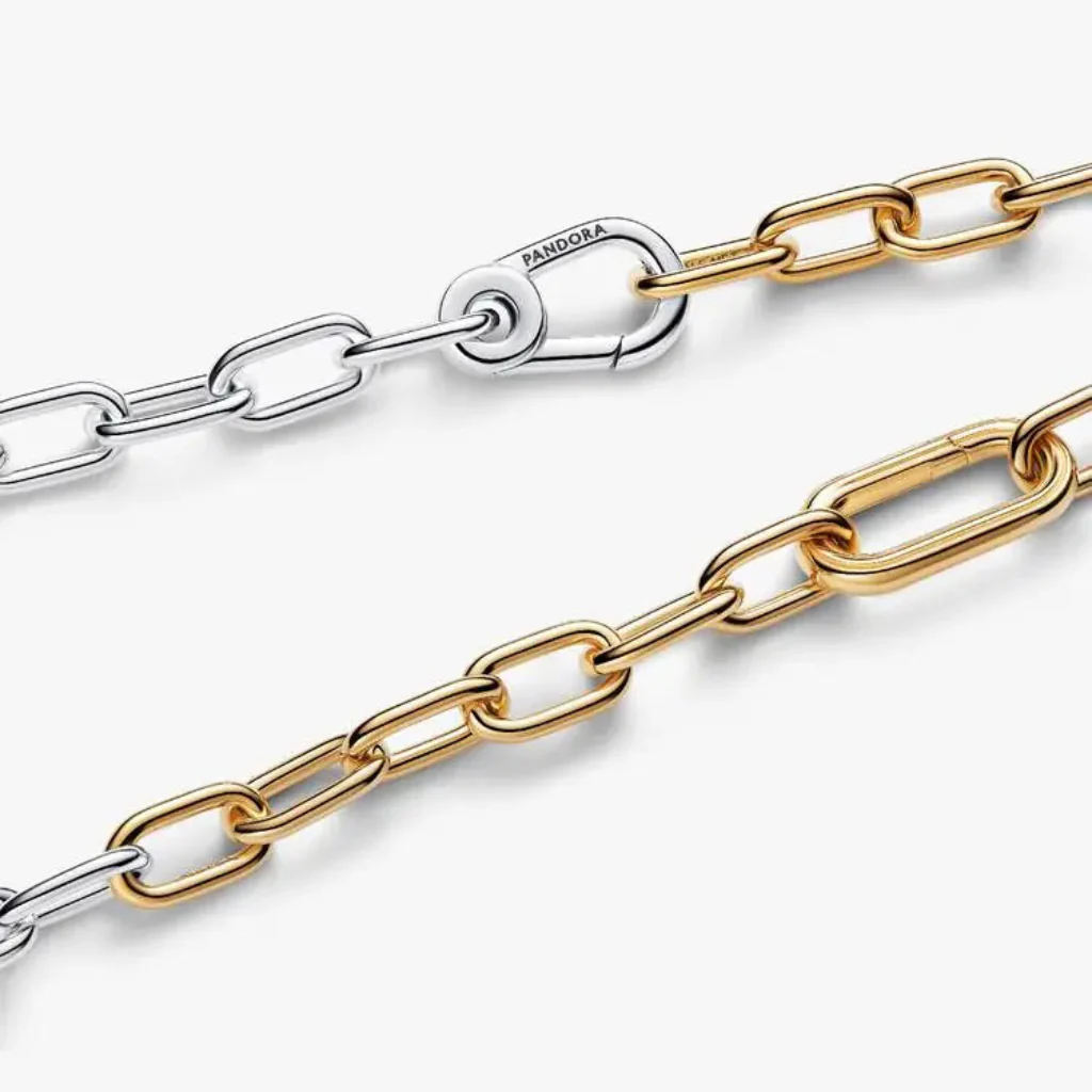 Pandora : Two-tone Link Chain Necklace - Image 2