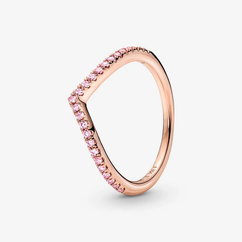 PANDORA : Wish Sparkling Pink Ring