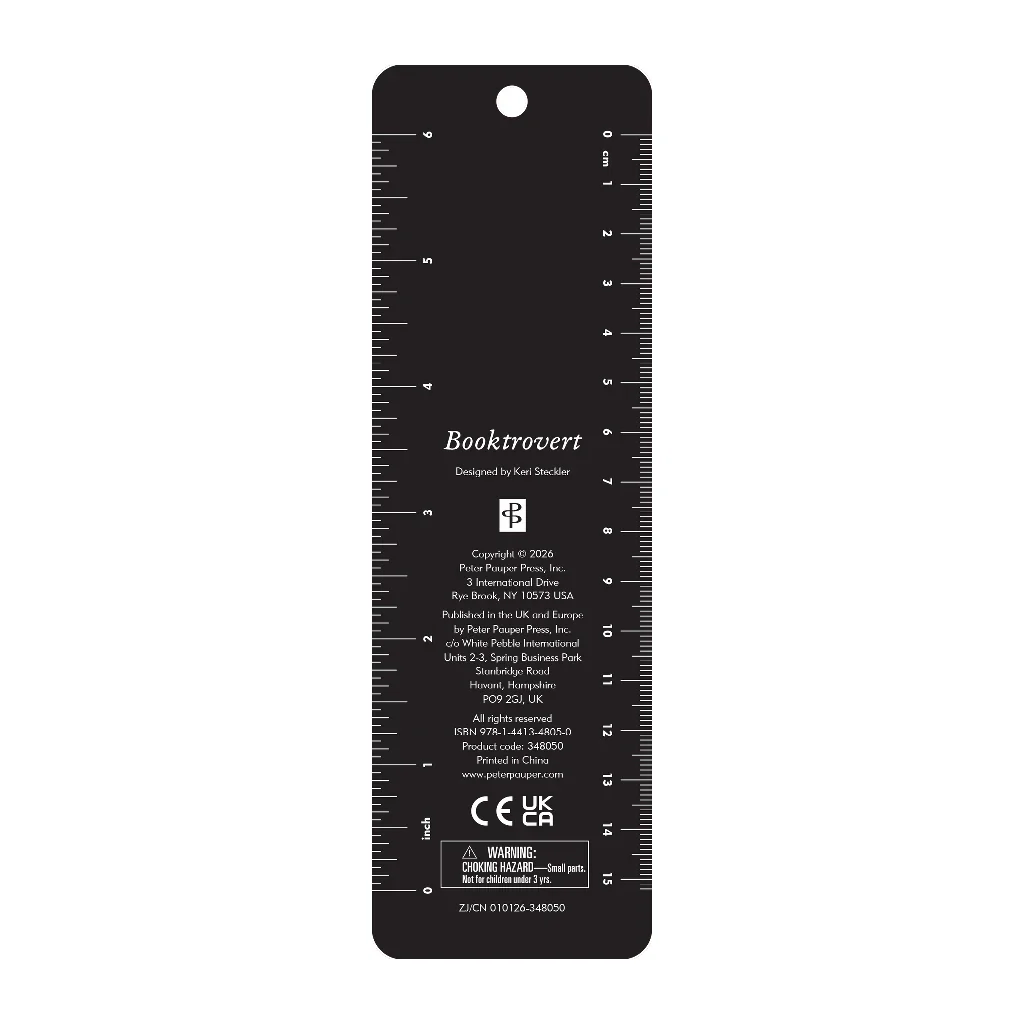 Peter Pauper Press : Booktrovert Beaded Bookmark - Image 3