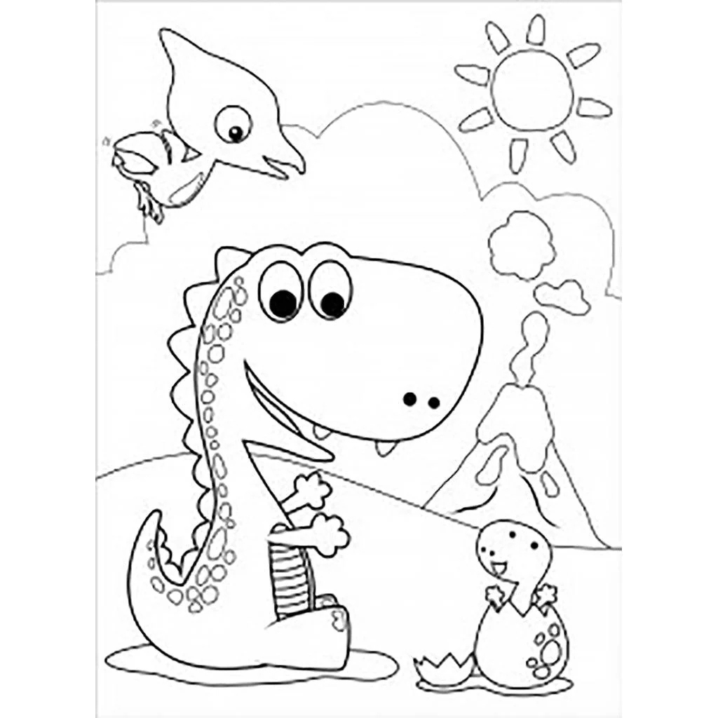 Peter Pauper Press : Coloring Book - Dinosaurs - Image 4