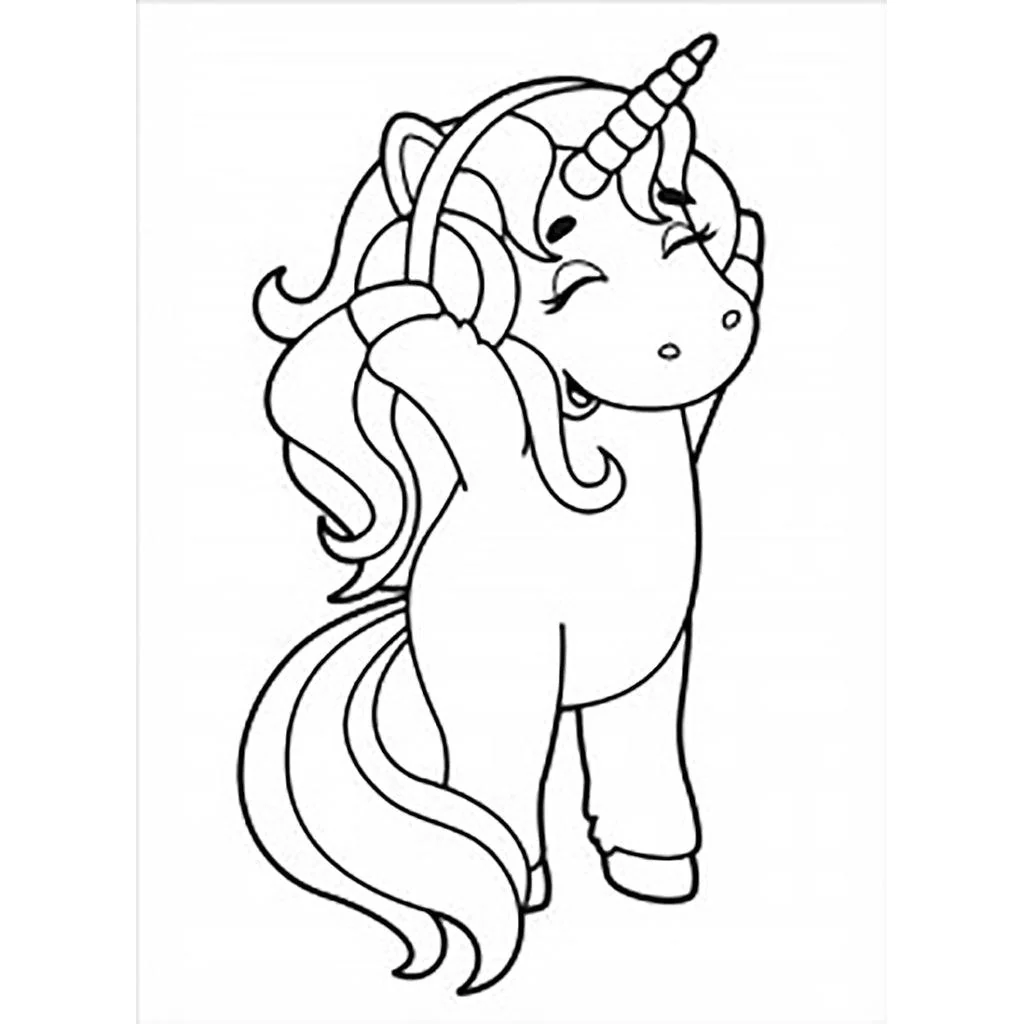 Peter Pauper Press : Coloring Book - Unicorns - Image 3
