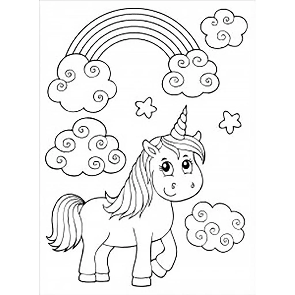 Peter Pauper Press : Coloring Book - Unicorns - Image 4