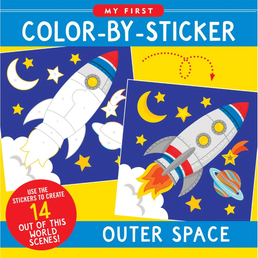 Peter Pauper Press : My First Color-by-Sticker Book - Outer Space