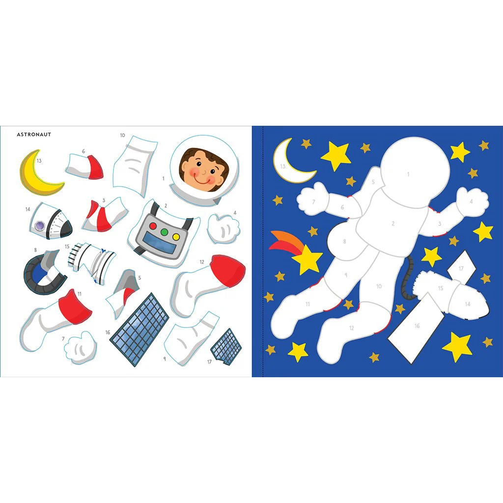 Peter Pauper Press : My First Color-by-Sticker Book - Outer Space - Image 4