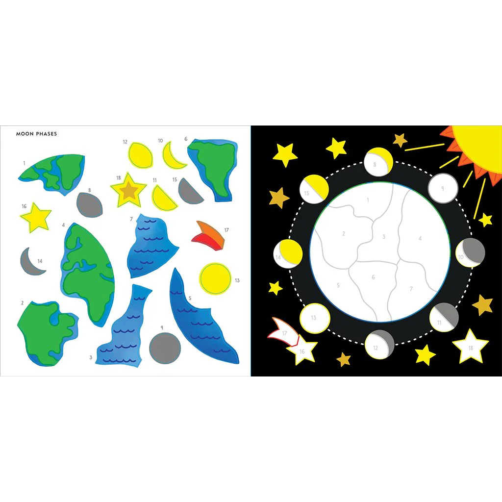 Peter Pauper Press : My First Color-by-Sticker Book - Outer Space - Image 5