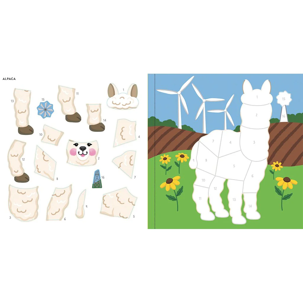 Peter Pauper Press : My First Color-by-Sticker - Farm Animals - Image 5