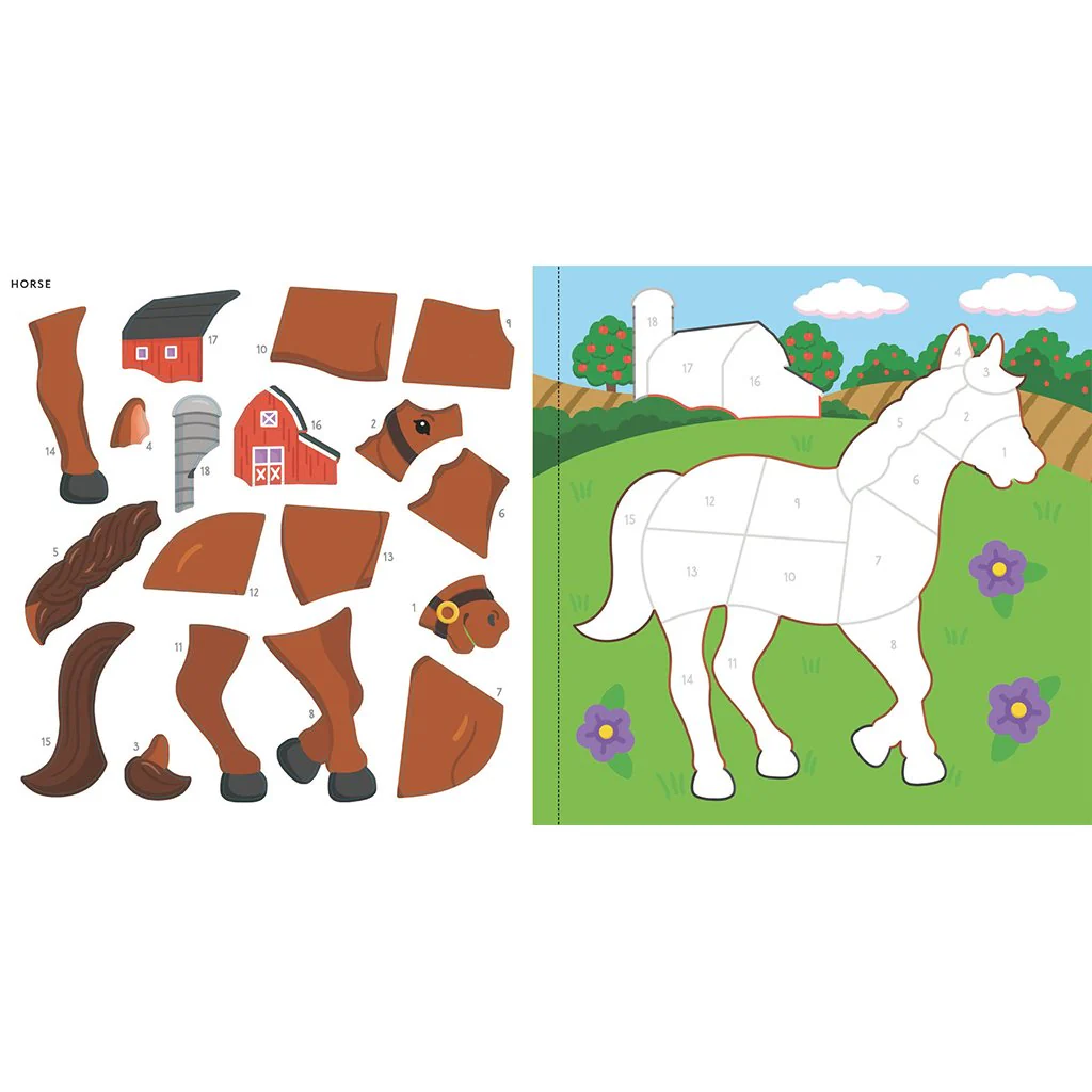 Peter Pauper Press : My First Color-by-Sticker - Farm Animals - Image 6