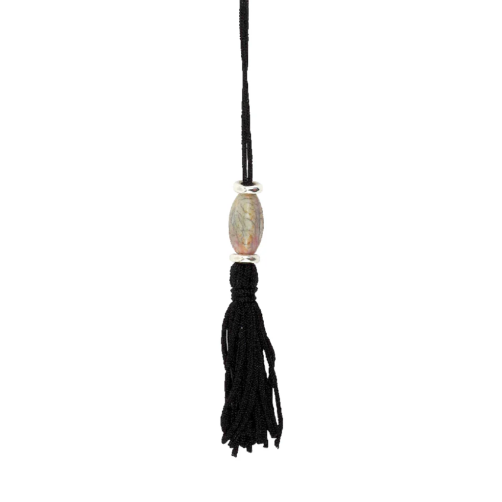 Peter Pauper Press : Not Meow. I'm Reading. Beaded Bookmark - Image 3