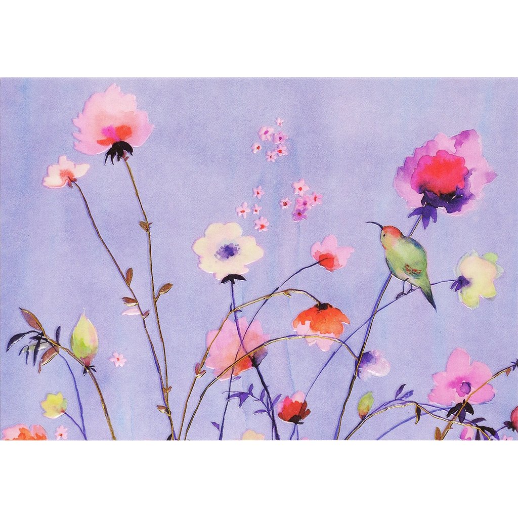 Peter Pauper Press : Note Cards - Lavender Wildflowers - Image 3