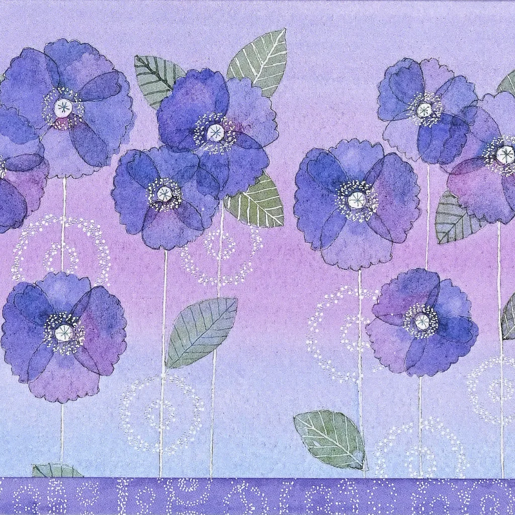 Peter Pauper Press : Watercolor Violets Note Cards