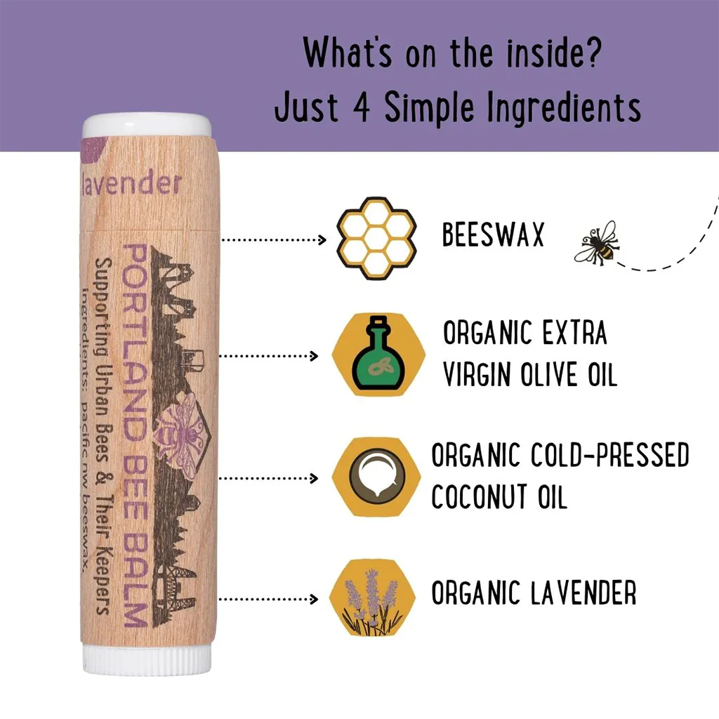 Portland Bee : Lavender Lip Balm - Image 2