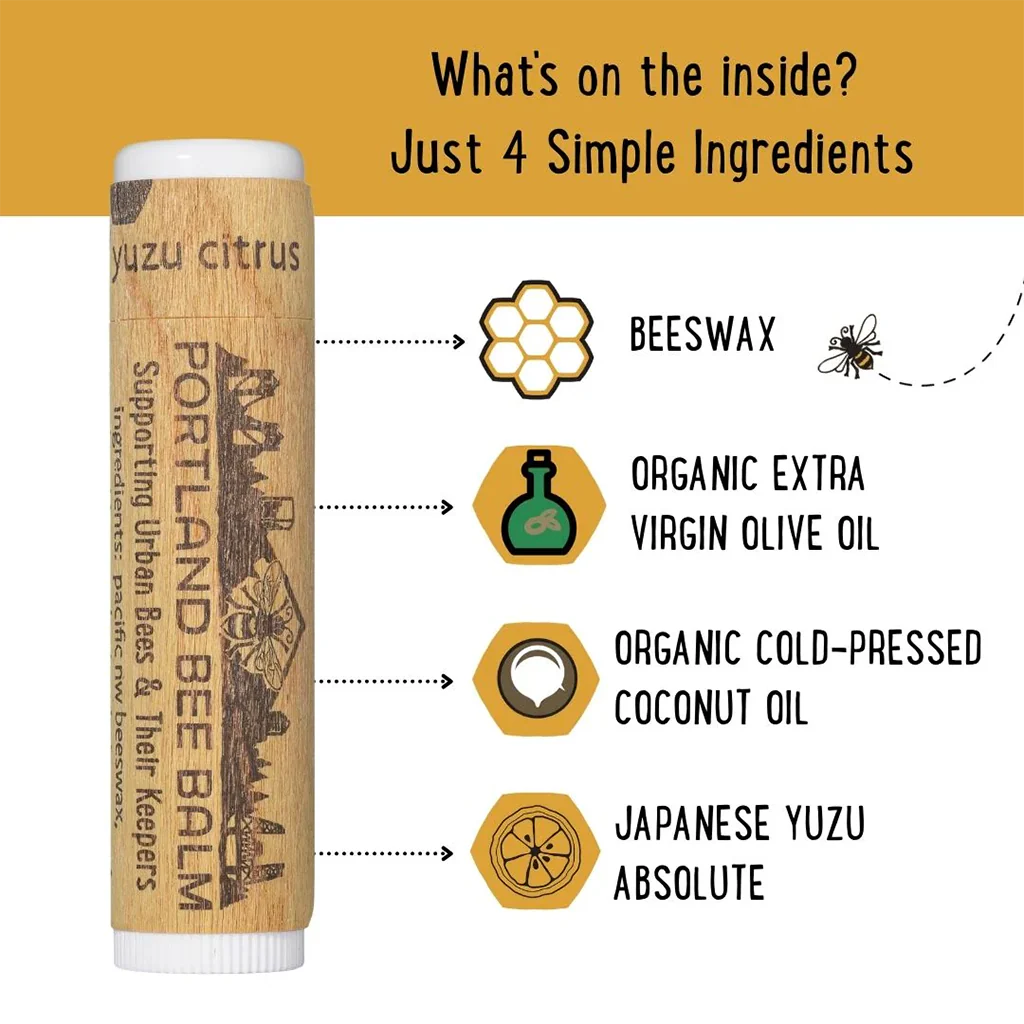 Portland Bee : Yuzu Citrus Lip Balm - Image 2