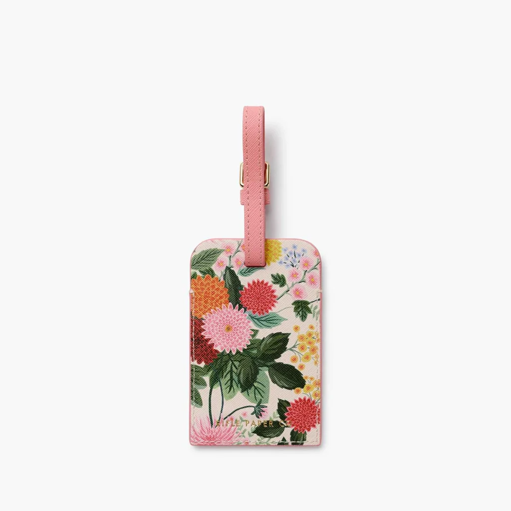 Rifle Paper Co : Dahlia Luggage Tag - Image 2