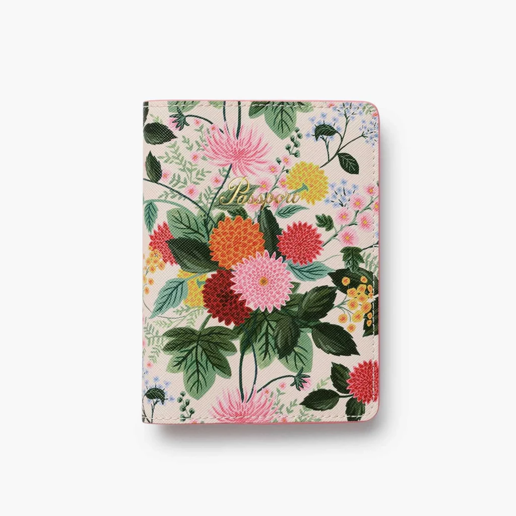 Rifle Paper Co : Dahlia Passport Holder
