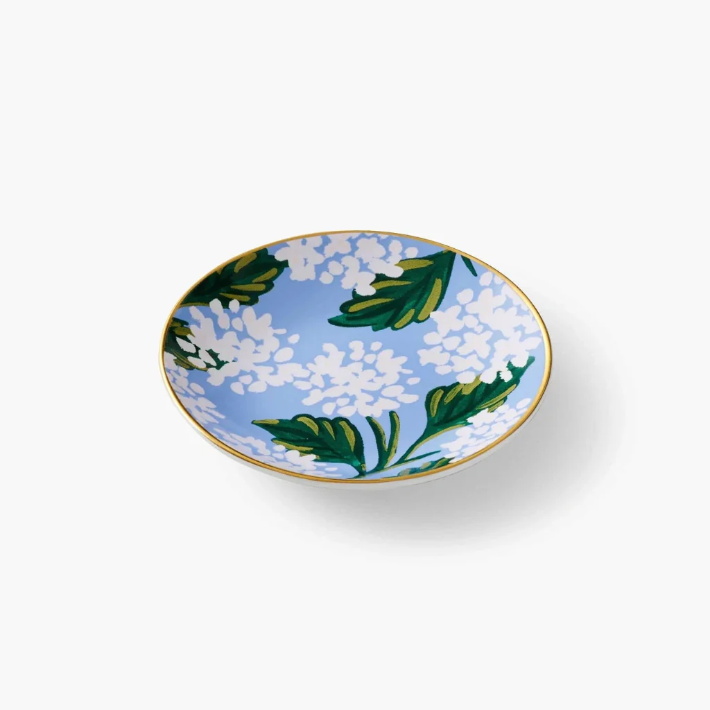 Rifle Paper Co : Hydrangea Porcelain Ring Dish - Image 2