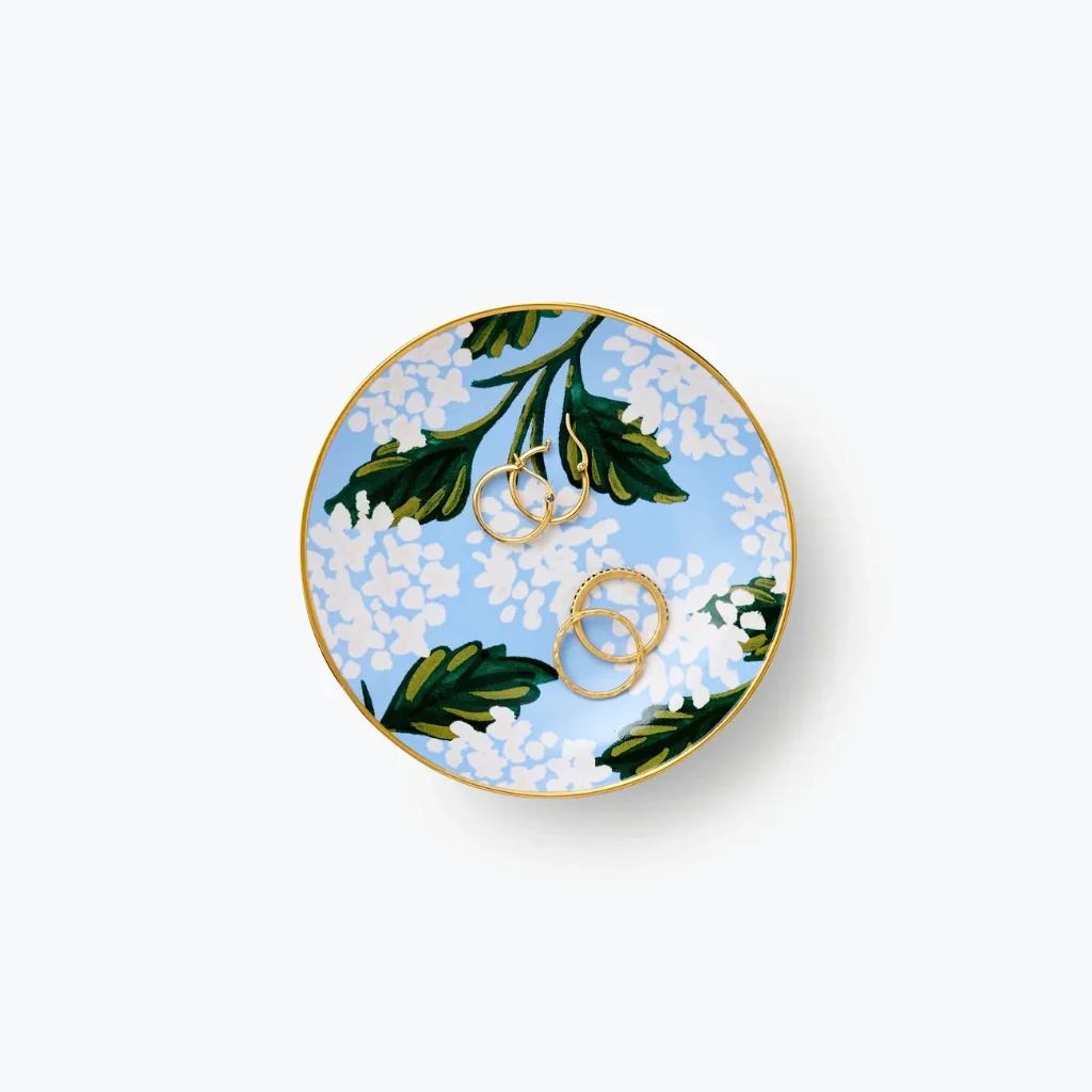 Rifle Paper Co : Hydrangea Porcelain Ring Dish - Image 3