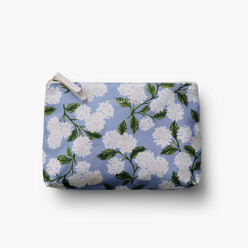 Rifle Paper Co : Hydrangea Zippered Pouch Set - Image 4