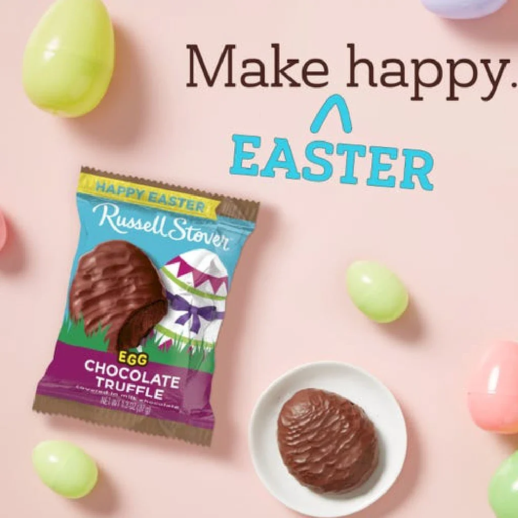 Russell Stover : Easter Chocolate Truffle Milk Chocolate Candy Easter Egg