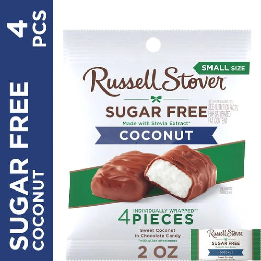 Russell Stover : Sugar Free Coconut In Chocolate Candy