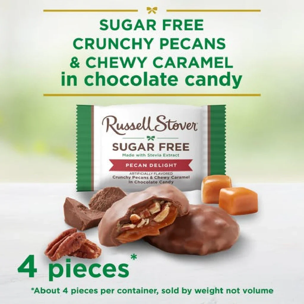 Russell Stover : Sugar Free Pecan Delight Chocolate Candy - Image 3