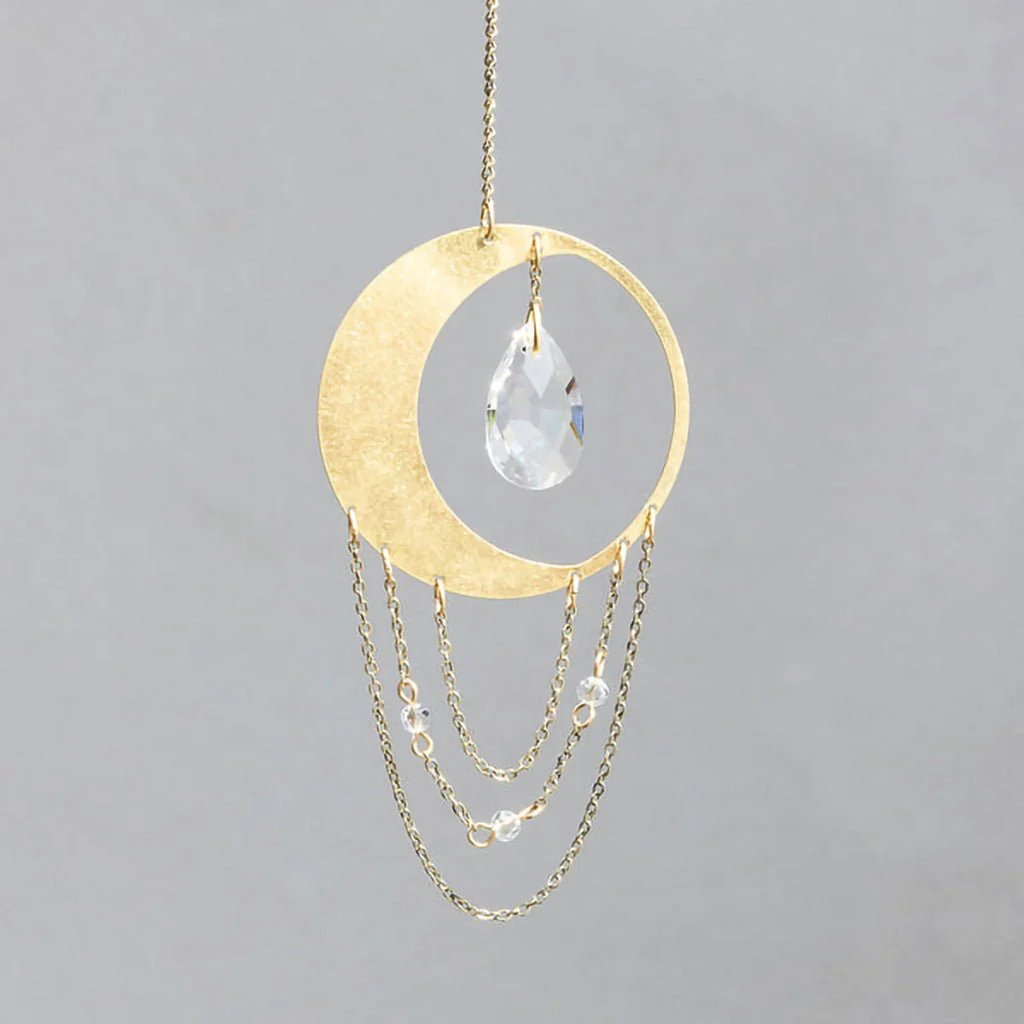 Scout Curated Wears : Mini Suncatcher - Crescent Moon Balance - Image 2