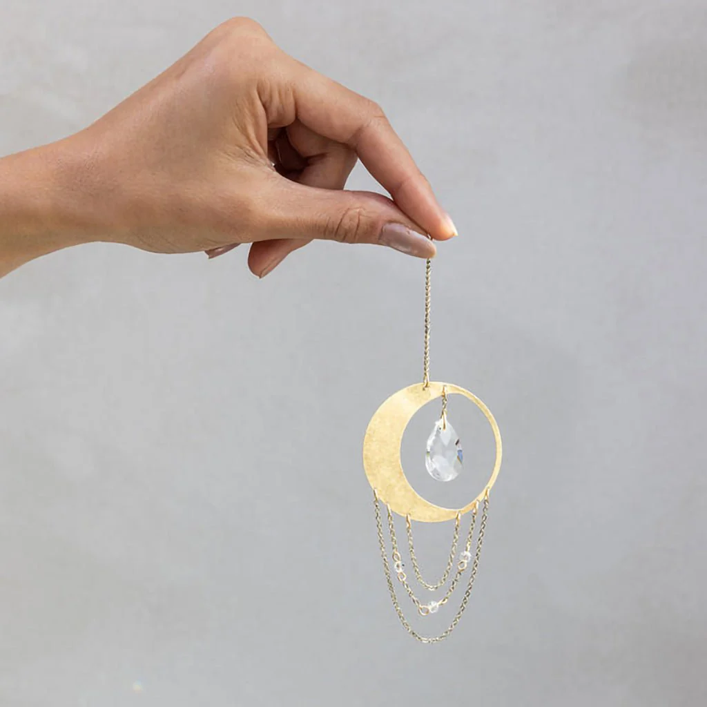 Scout Curated Wears : Mini Suncatcher - Crescent Moon Balance - Image 3