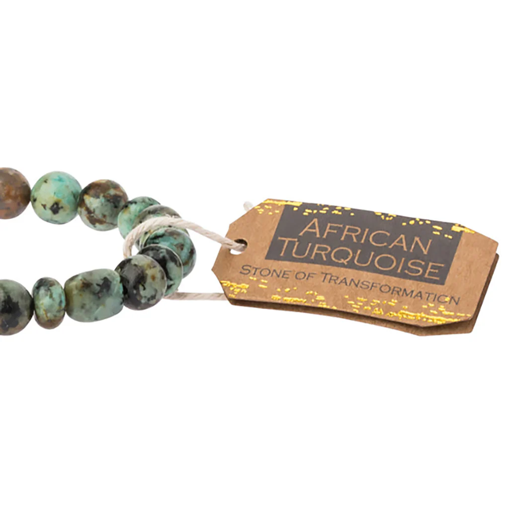 Scout Curated Wears : Stone Stack Bracelet - African Turquoise - Image 2