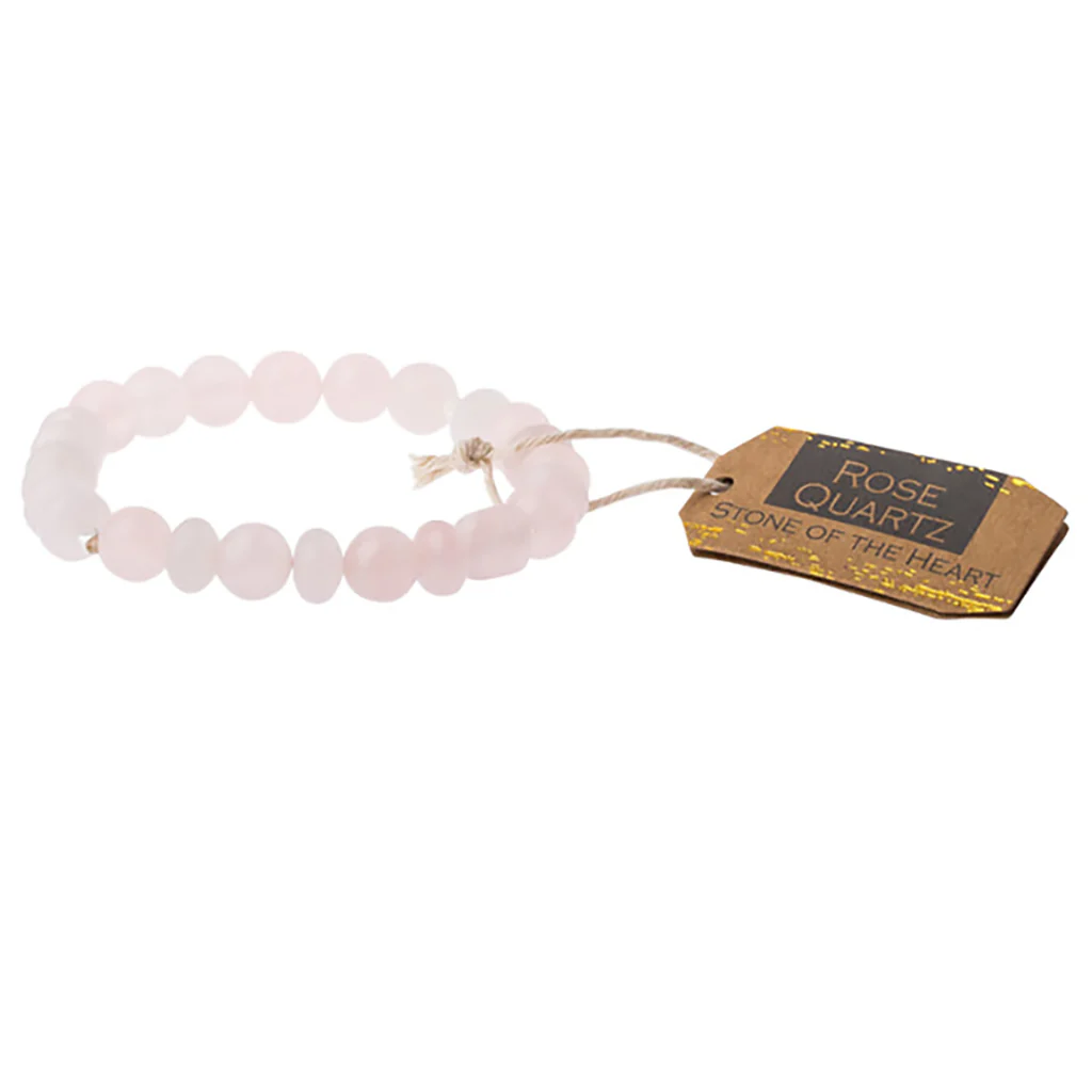 Scout Curated Wears : Stone Stack Bracelet - Rose Quartz