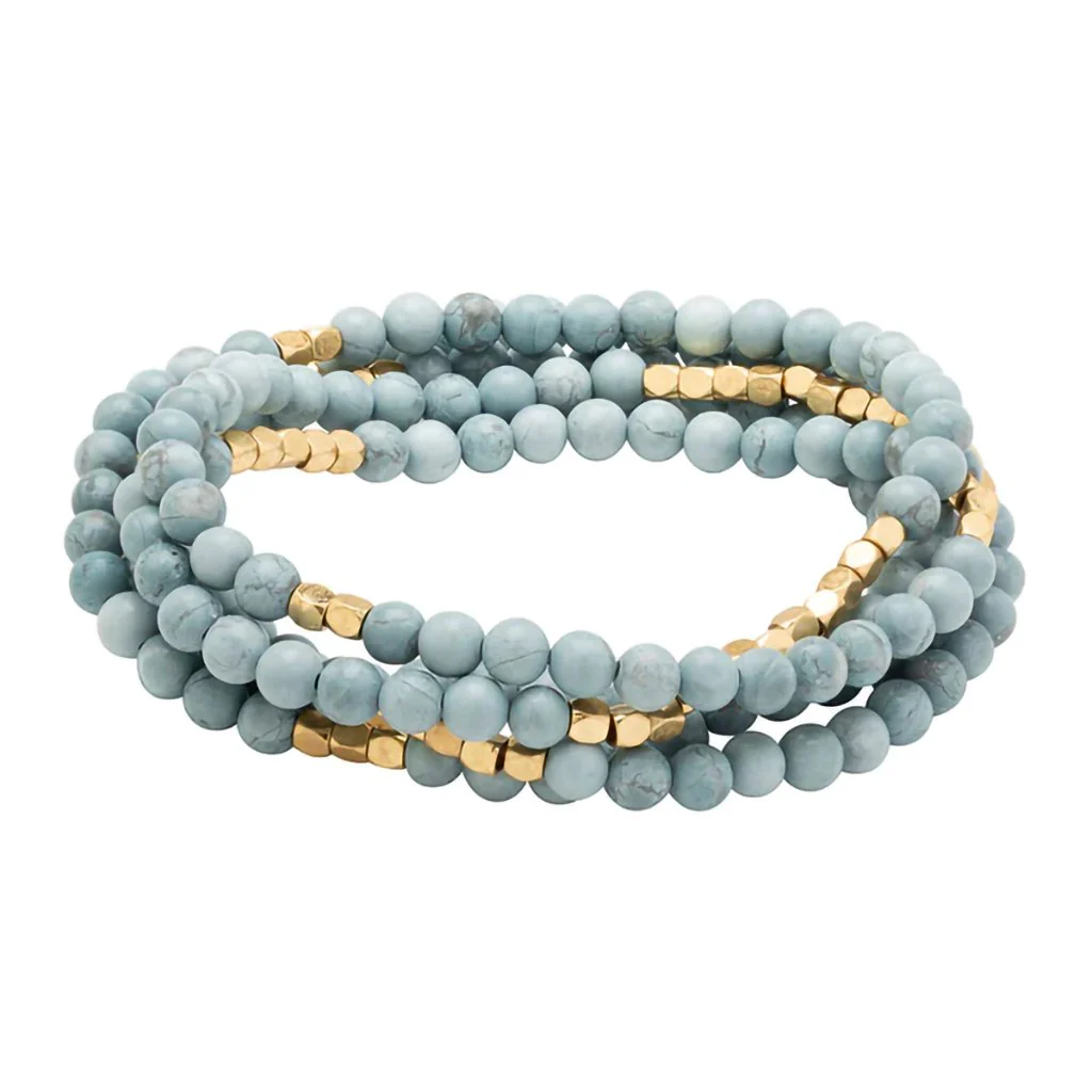 Scout Curated Wears : Stone Wrap: Blue Howlite - Stone of Harmony - Image 2