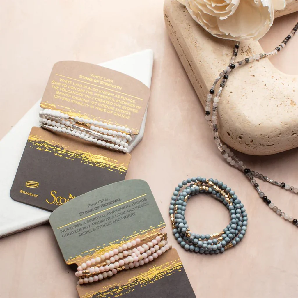 Scout Curated Wears : Stone Wrap: Blue Howlite - Stone of Harmony - Image 5