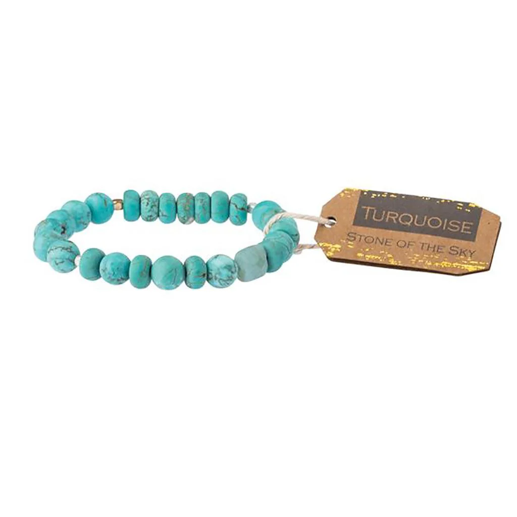Scout Curated Wears : Turquoise Stone Bracelet - Stone of the Sky