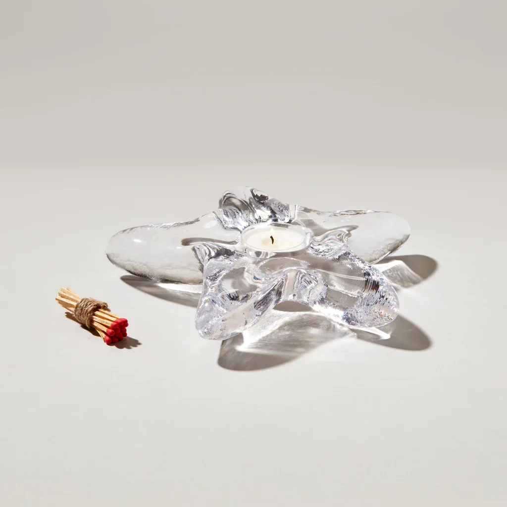 SIMON PEARCE : Starfish Tealight - Image 3