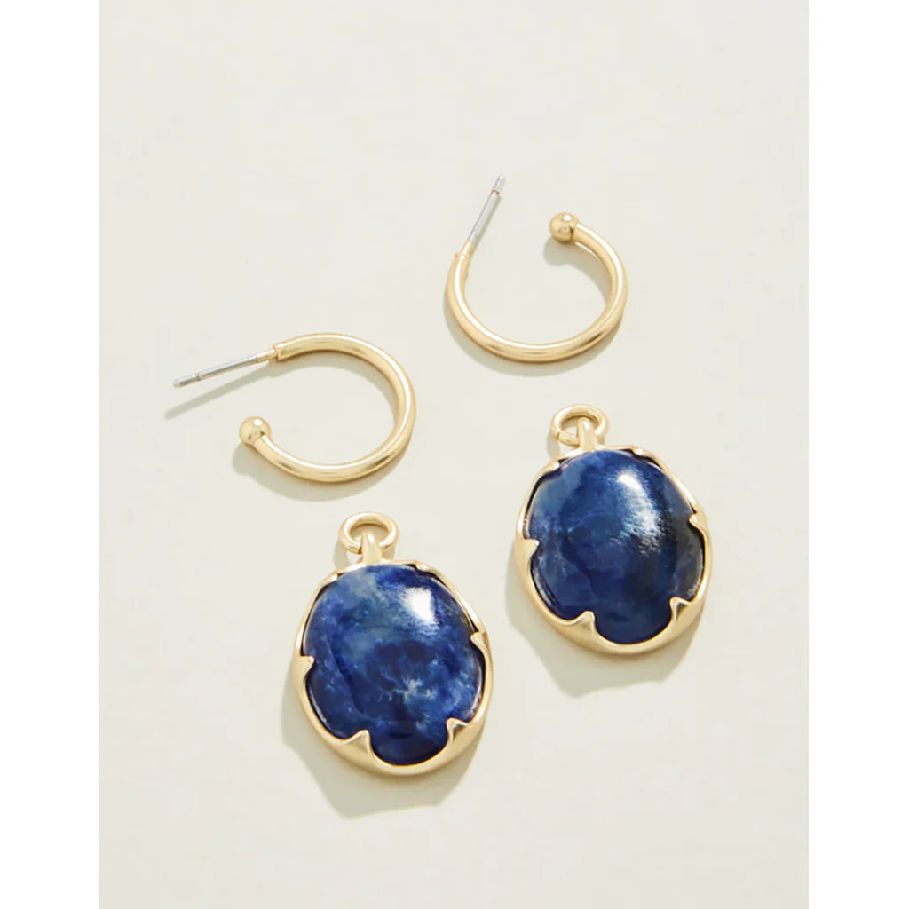 Spartina 449 : Blue Coralie Earrings - Image 2