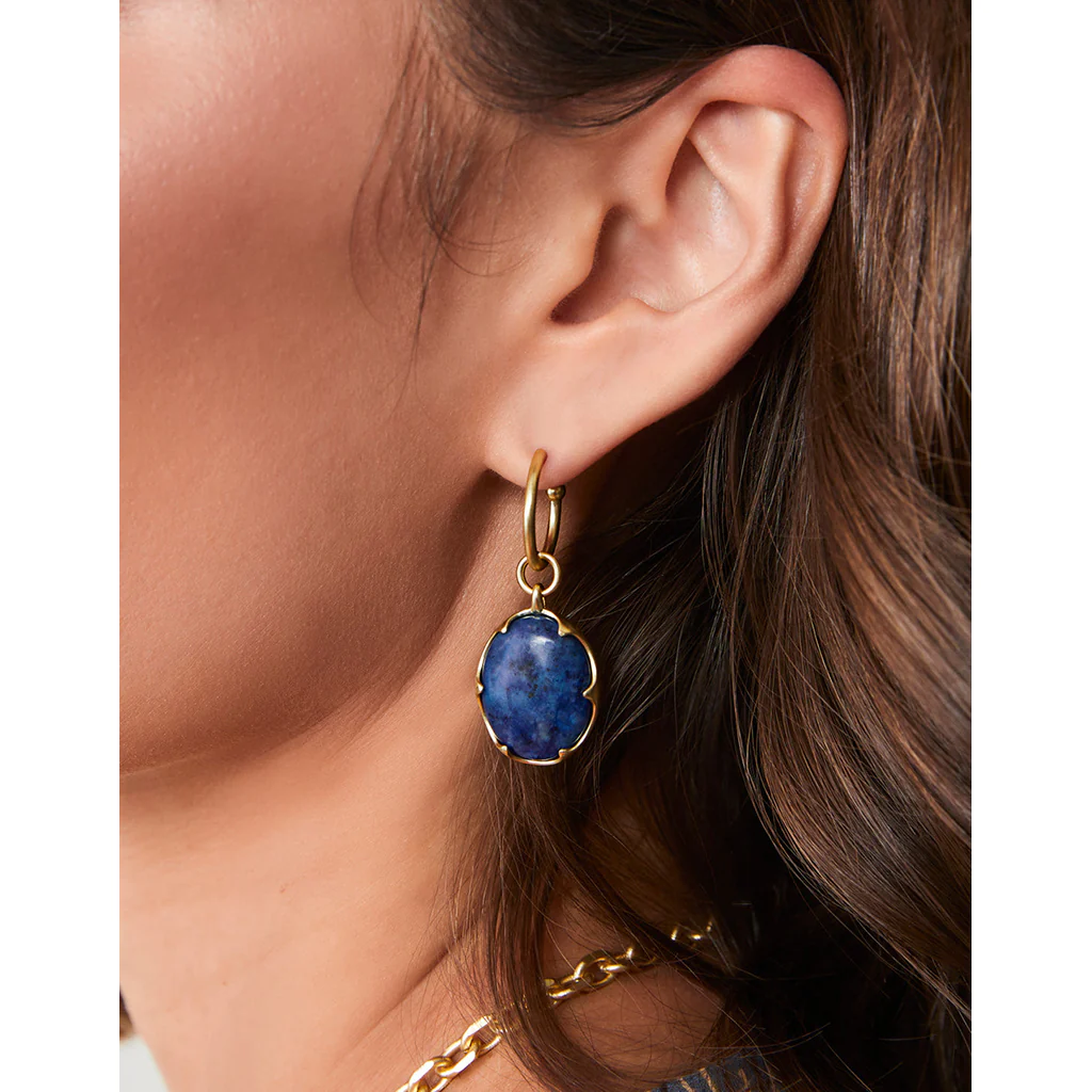 Spartina 449 : Blue Coralie Earrings - Image 3