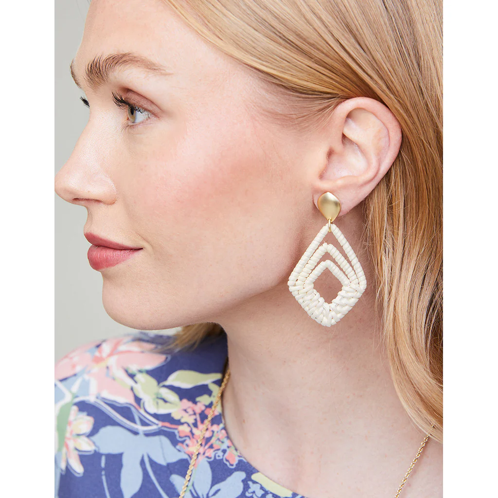 Spartina 449 : Jesse Wicker Earrings - Image 2