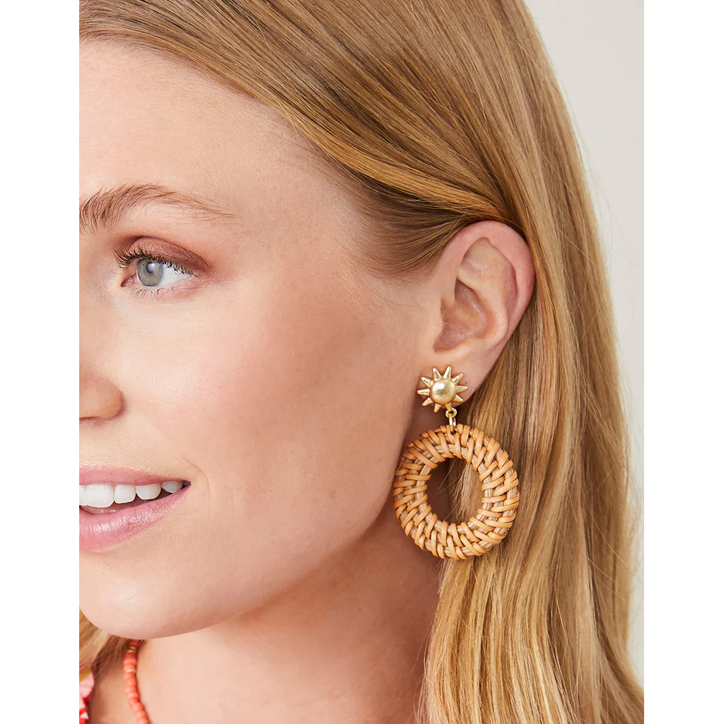 Spartina 449 : Sunshine Wicker Earrings - Image 2