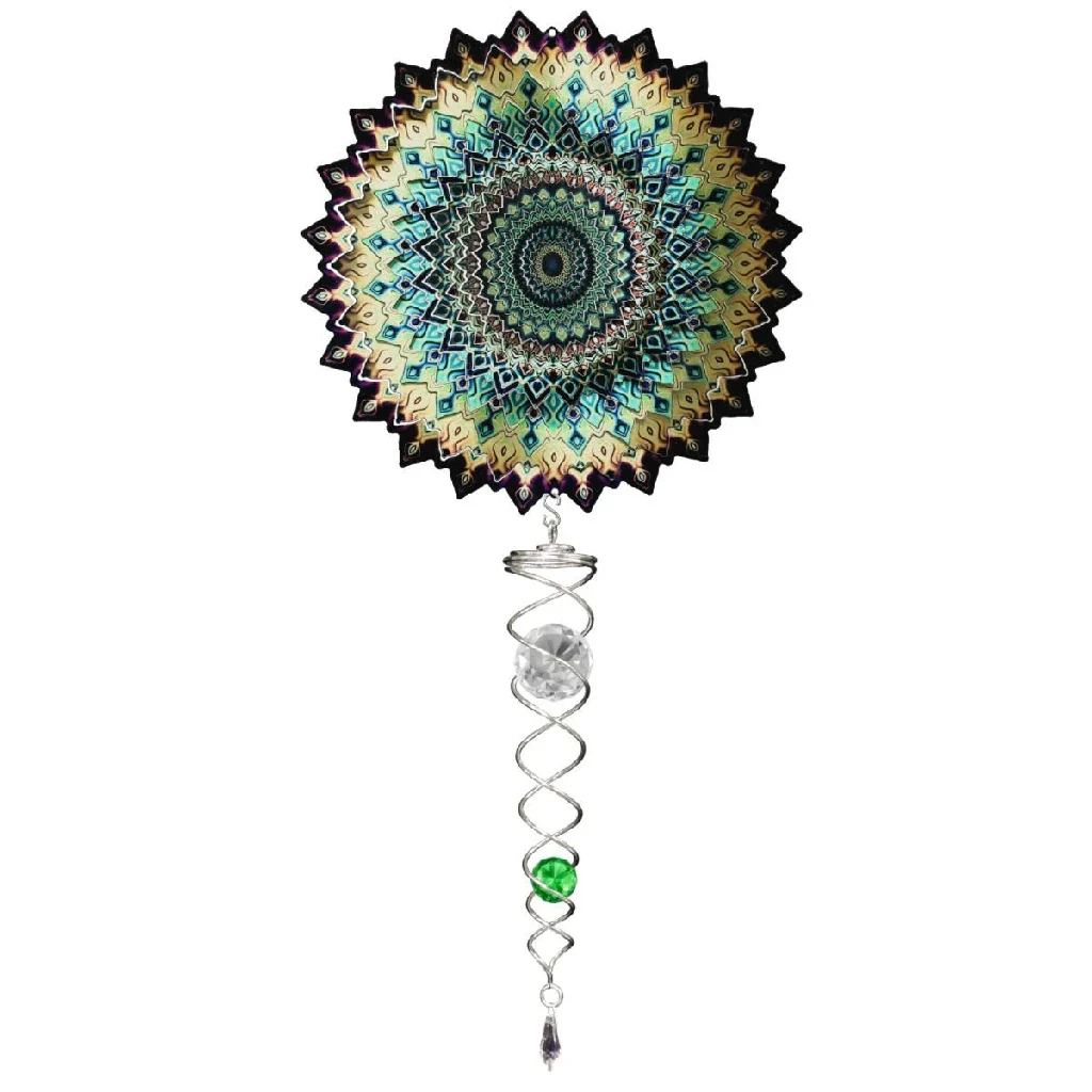 Spinfinity Designs : Earth Mandala Mini Wind Spinner Set