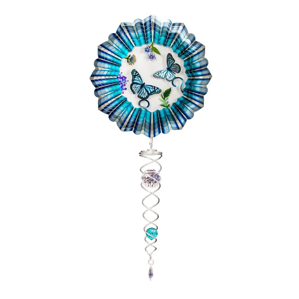 Spinfinity : Wind Spinner 3D Blue Butterfly - Mini Set
